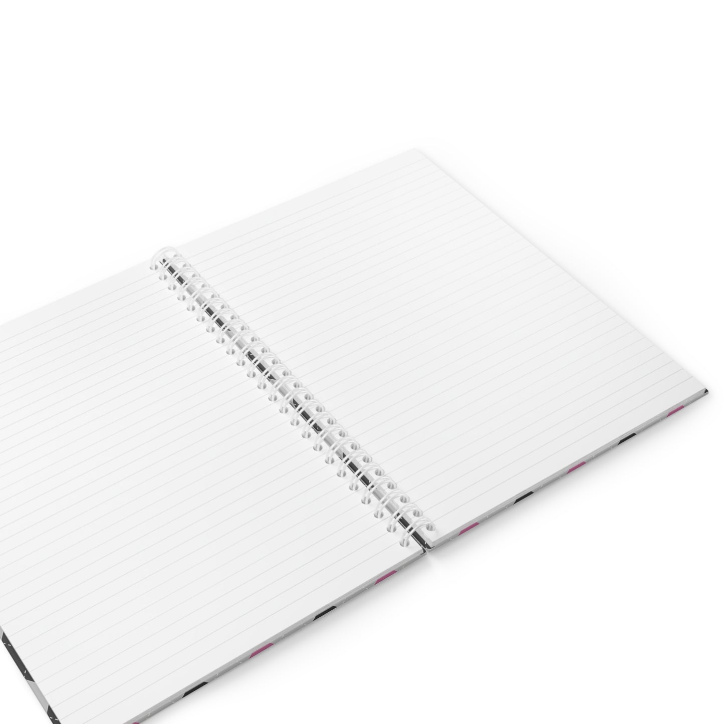 Argyle Pink Notebook — 'RATTL3' Logo Spiral Journal