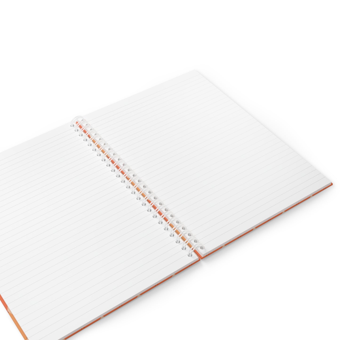 Argyle Orange Notebook — 'RATTL3' Logo Spiral Journal