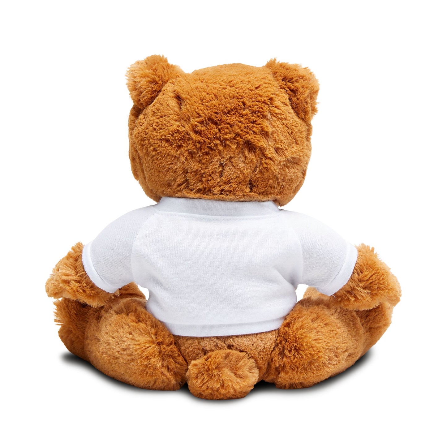 Brown Plush Teddy Bear with Custom Logo T‑Shirt — Cute Branded Gift