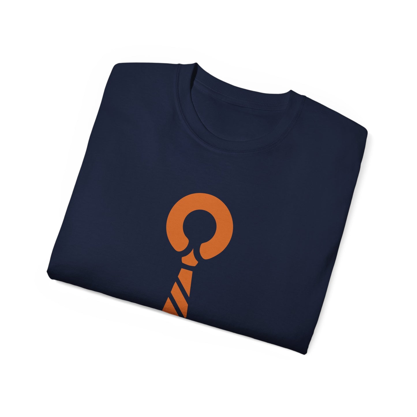 RATTL3 Tie Graphic Tee — Minimalist Vintage Neckwear Shirt