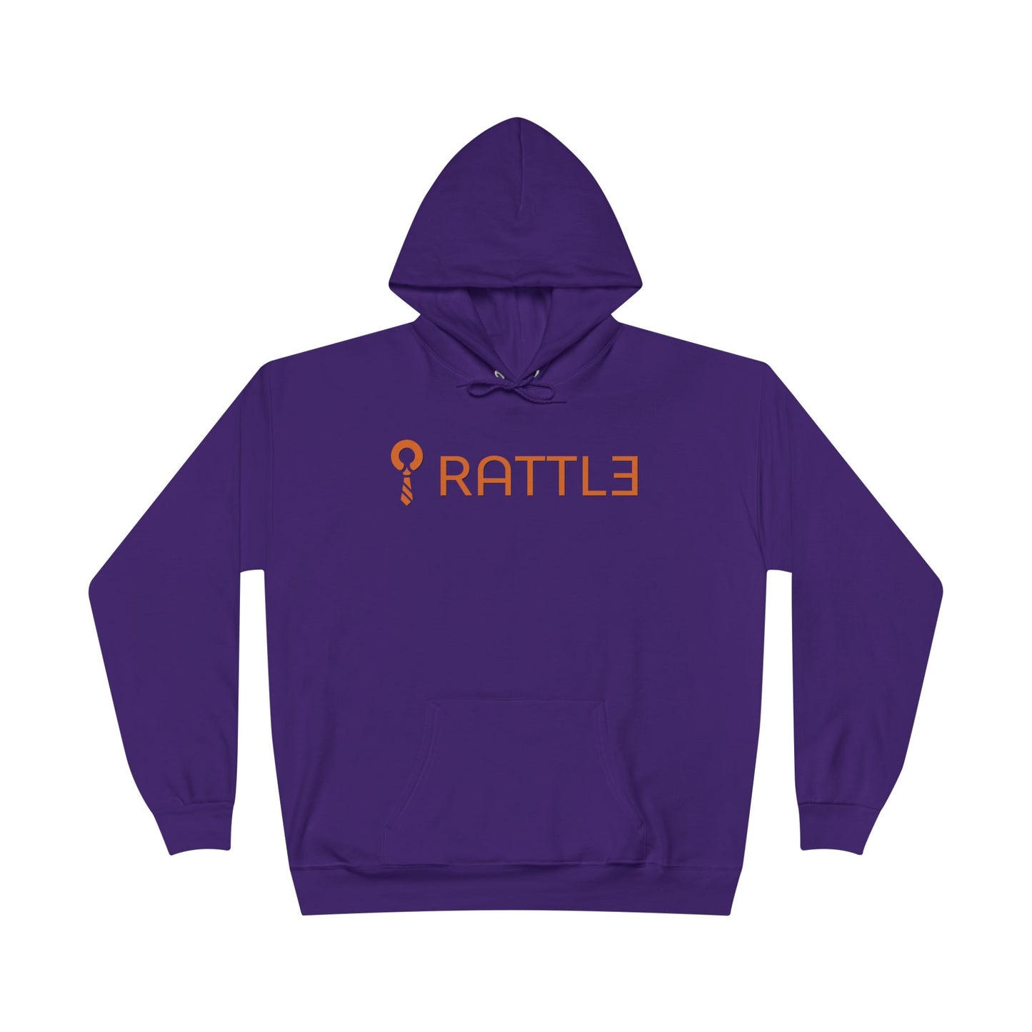 Rattle Logo Hoodie — Minimalist Retro Graphic Pullover