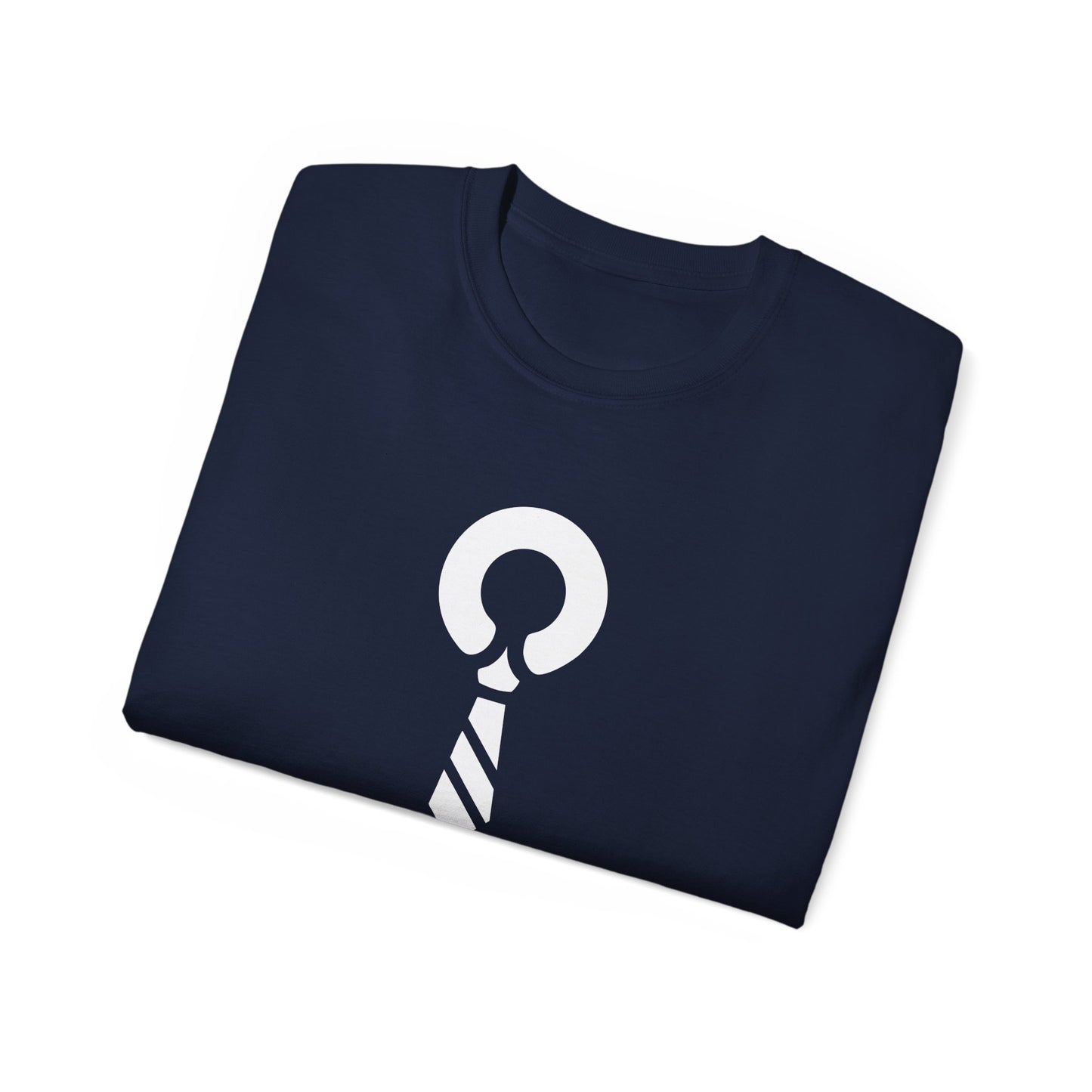 Minimalist Tie T-Shirt — Modern Dad & Office Humor Tee