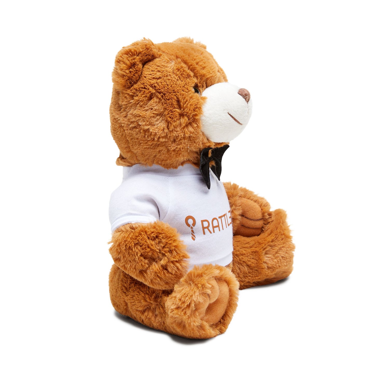 Brown Plush Teddy Bear with Custom Logo T‑Shirt — Cute Branded Gift