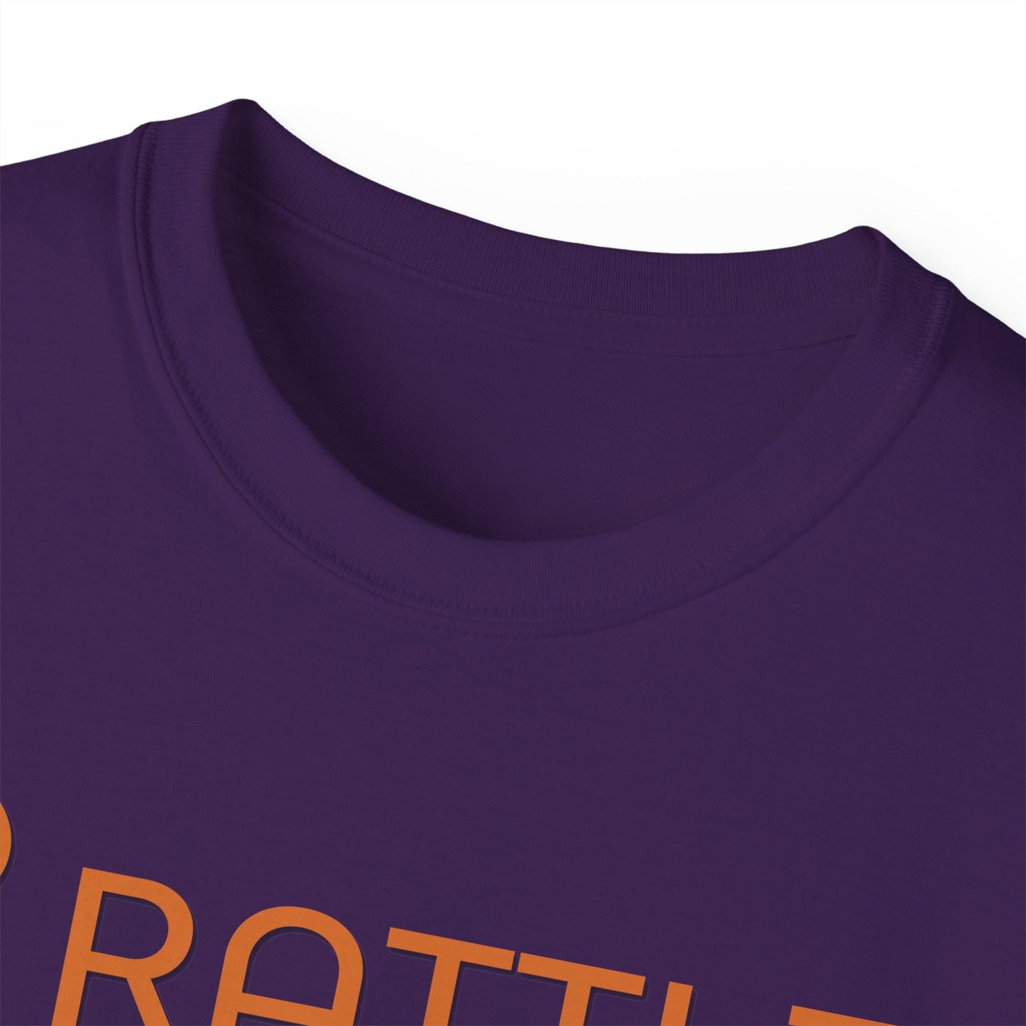 RATTL3 Logo Tee — Minimalist Rust Graphic T-Shirt