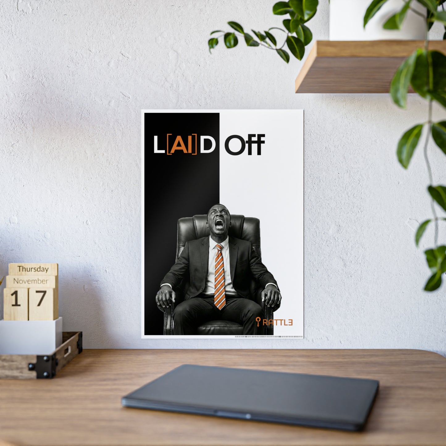 Sunken Place L[AI]D OFF Glossy poster