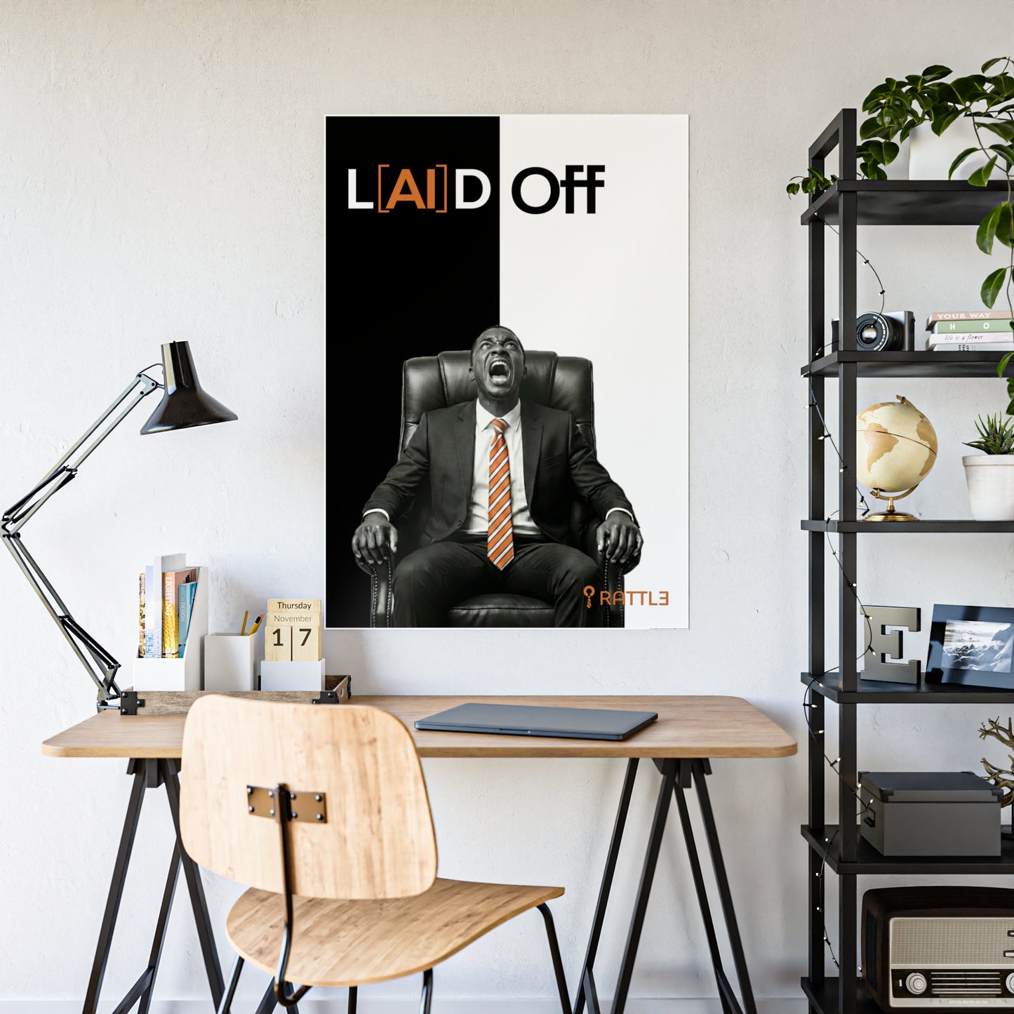 Sunken Place L[AI]D OFF Glossy poster