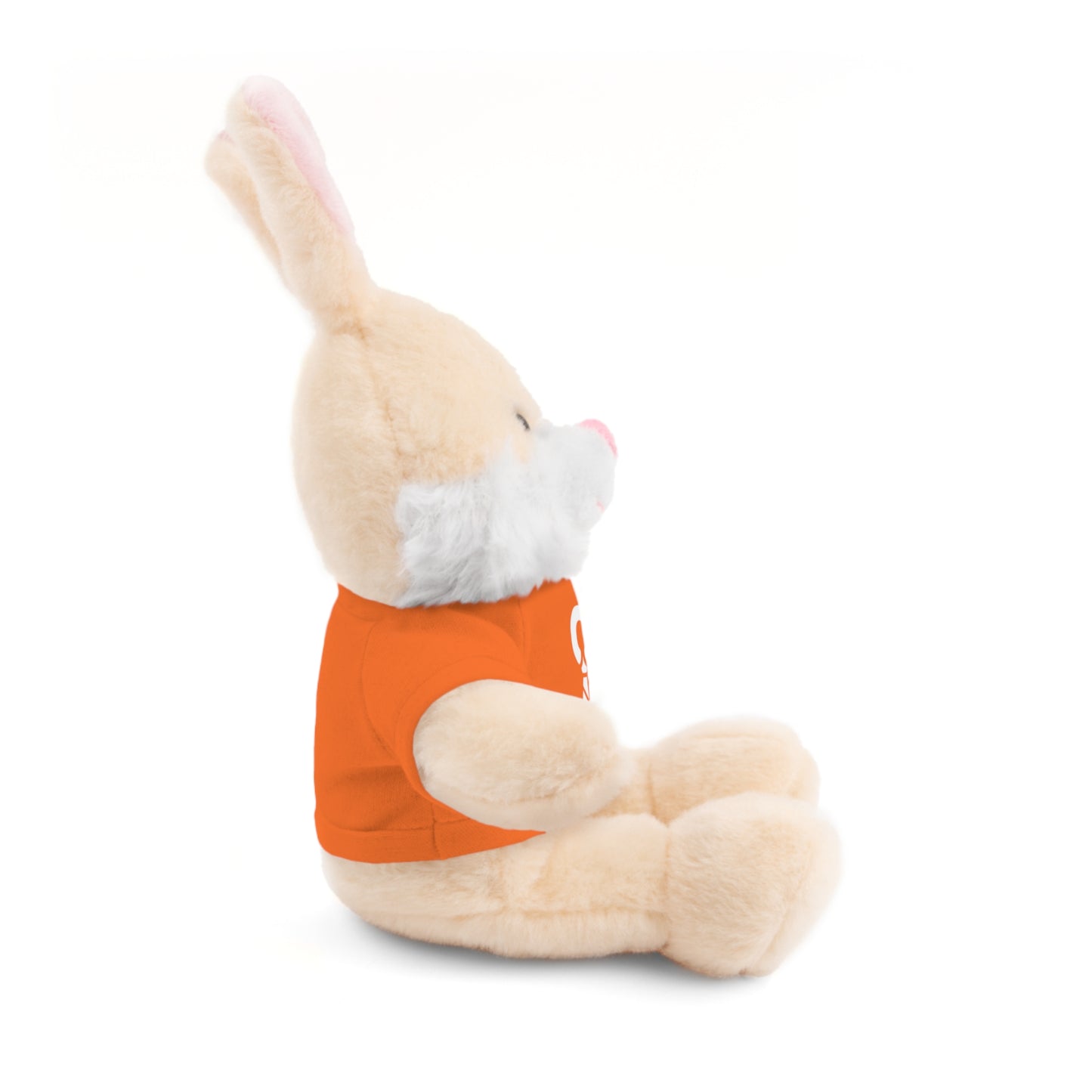 Rattle Logo Plush Bear with Tee — Soft Stuffed Animal Gift
