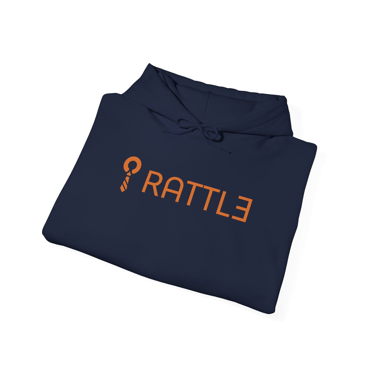 RATTL3 Logo Hoodie – Minimalist Retro Script Pullover