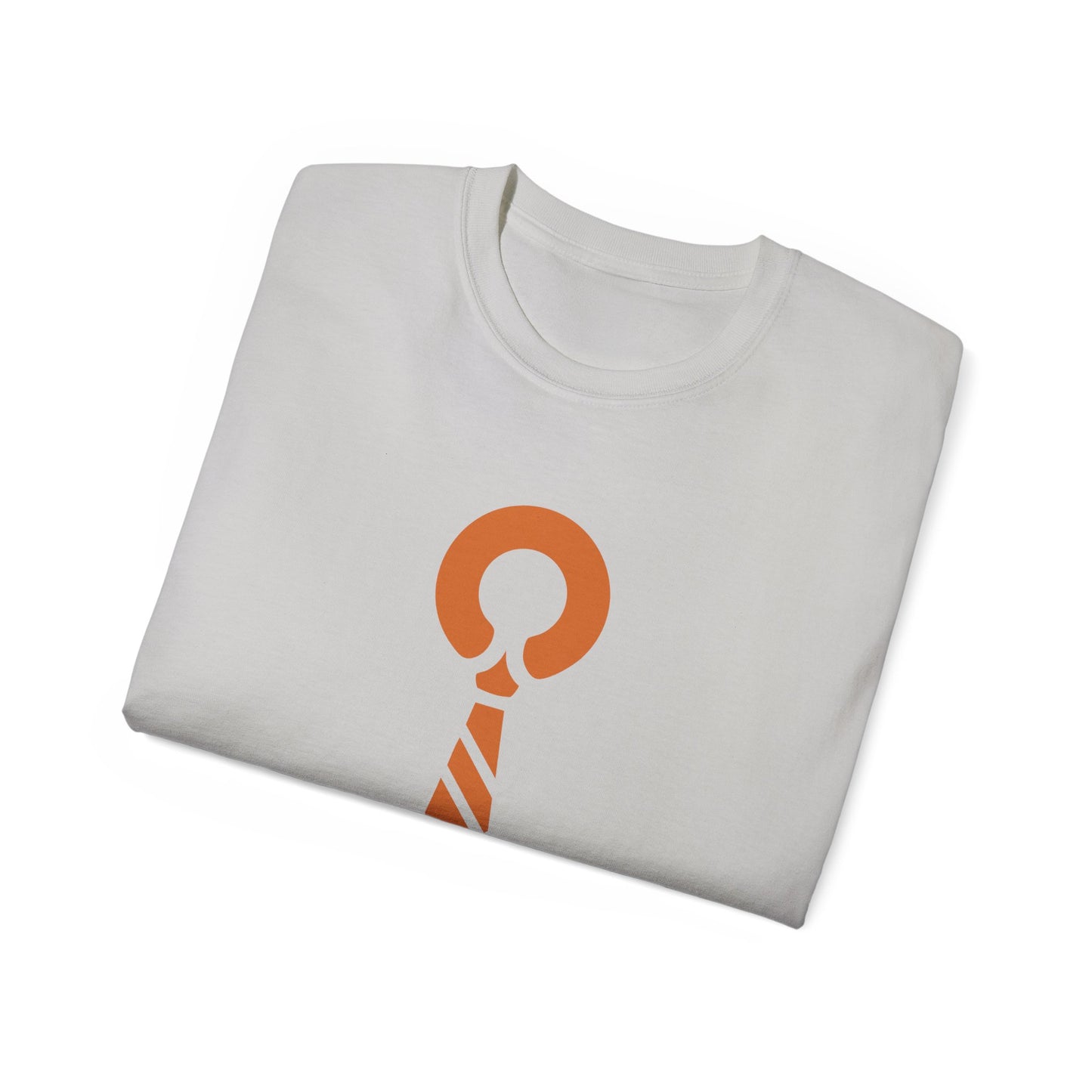 RATTL3 Tie Graphic Tee — Minimalist Vintage Neckwear Shirt