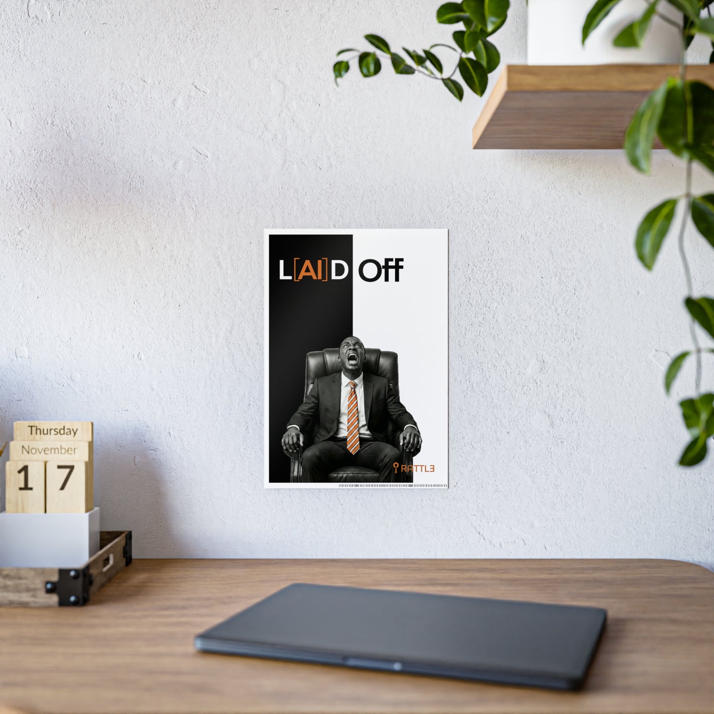 Sunken Place L[AI]D OFF Glossy poster