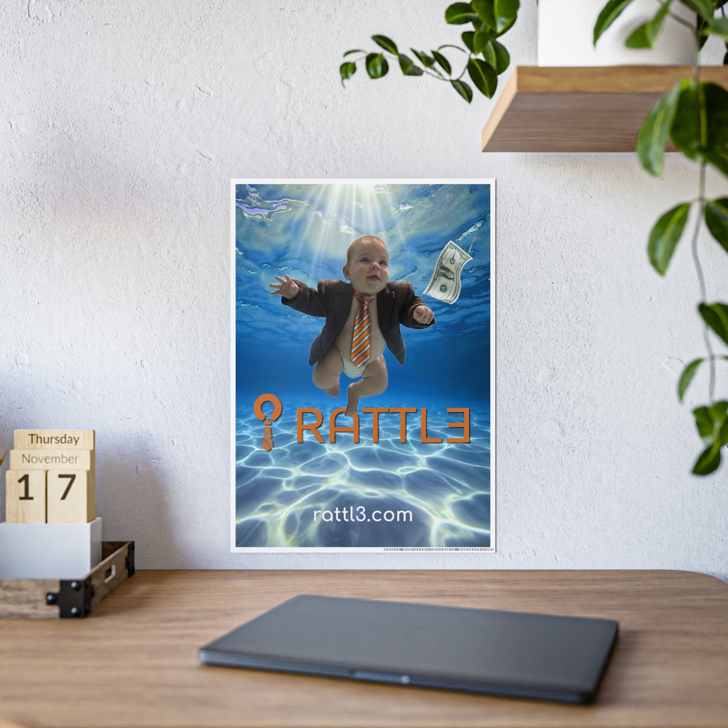 Gloss Poster — RATTL3 Baby Business Underwater Design