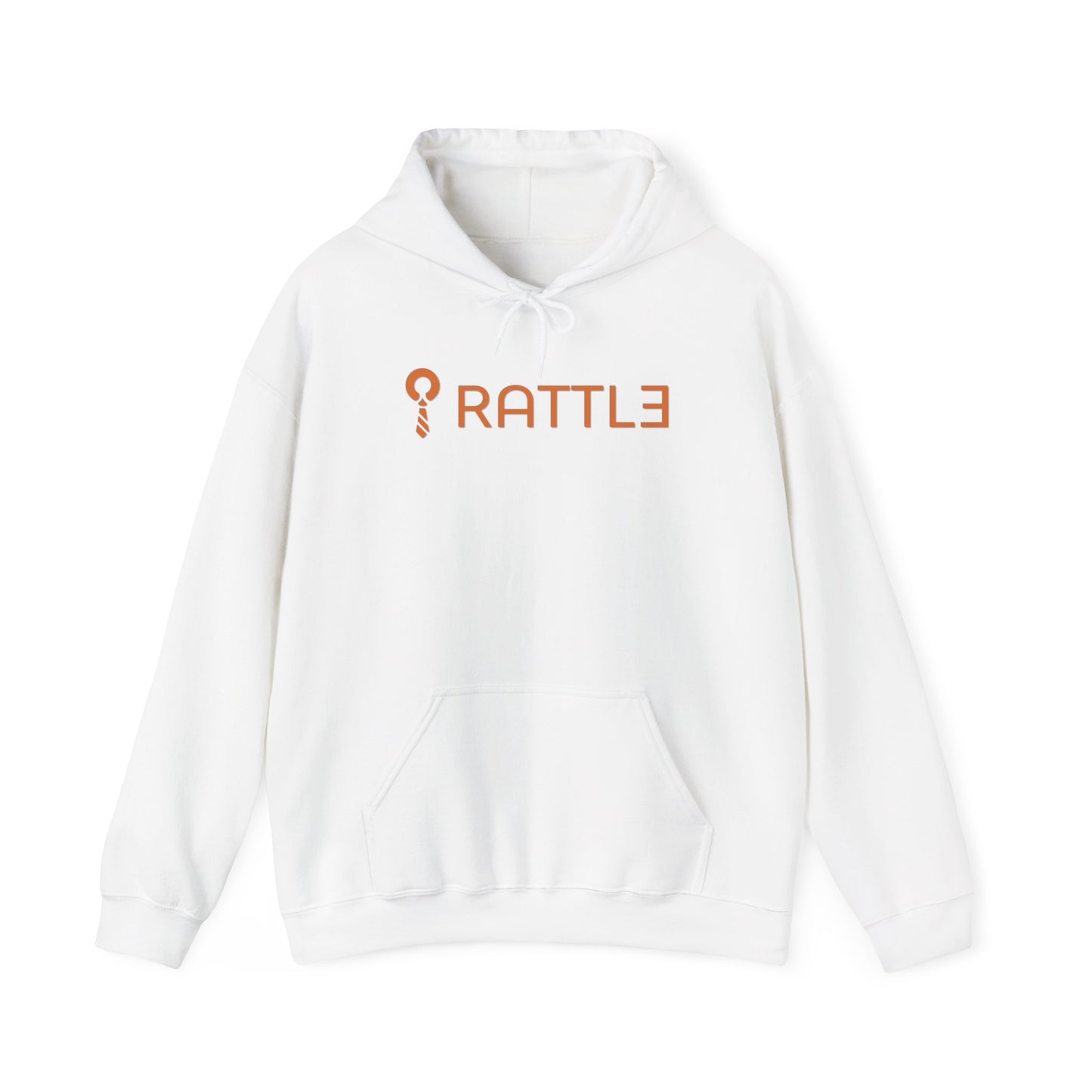 RATTL3 Logo Hoodie – Minimalist Retro Script Pullover