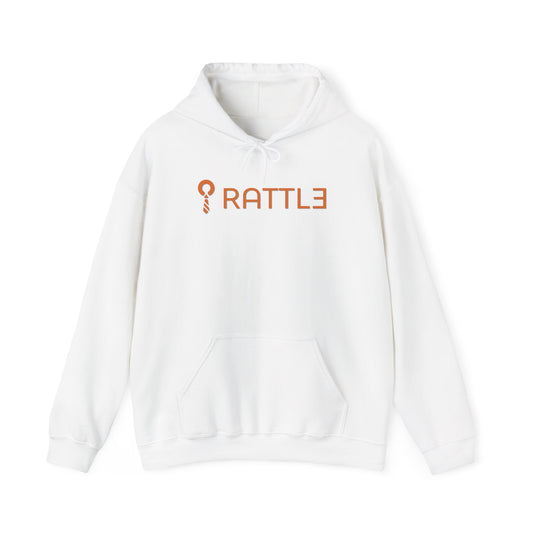 RATTL3 Logo Hoodie – Minimalist Retro Script Pullover