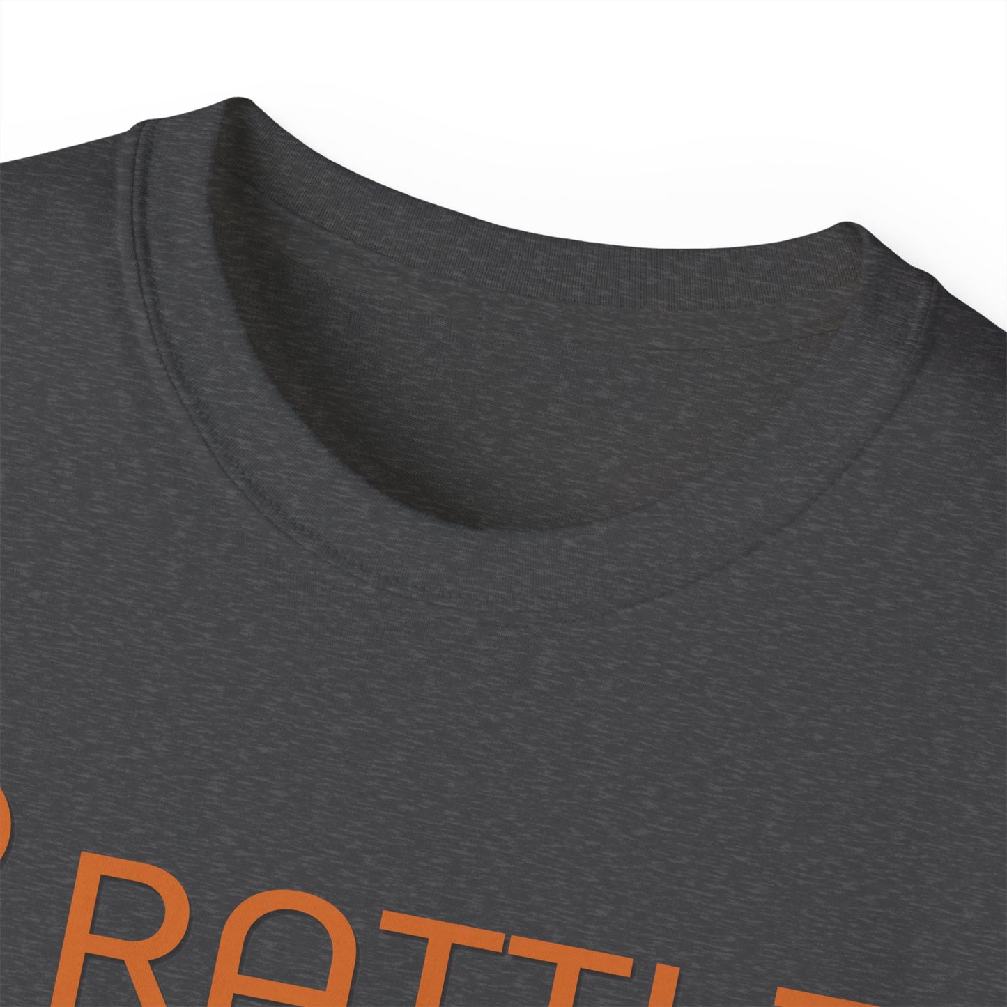 RATTL3 Logo Tee — Minimalist Rust Graphic T-Shirt