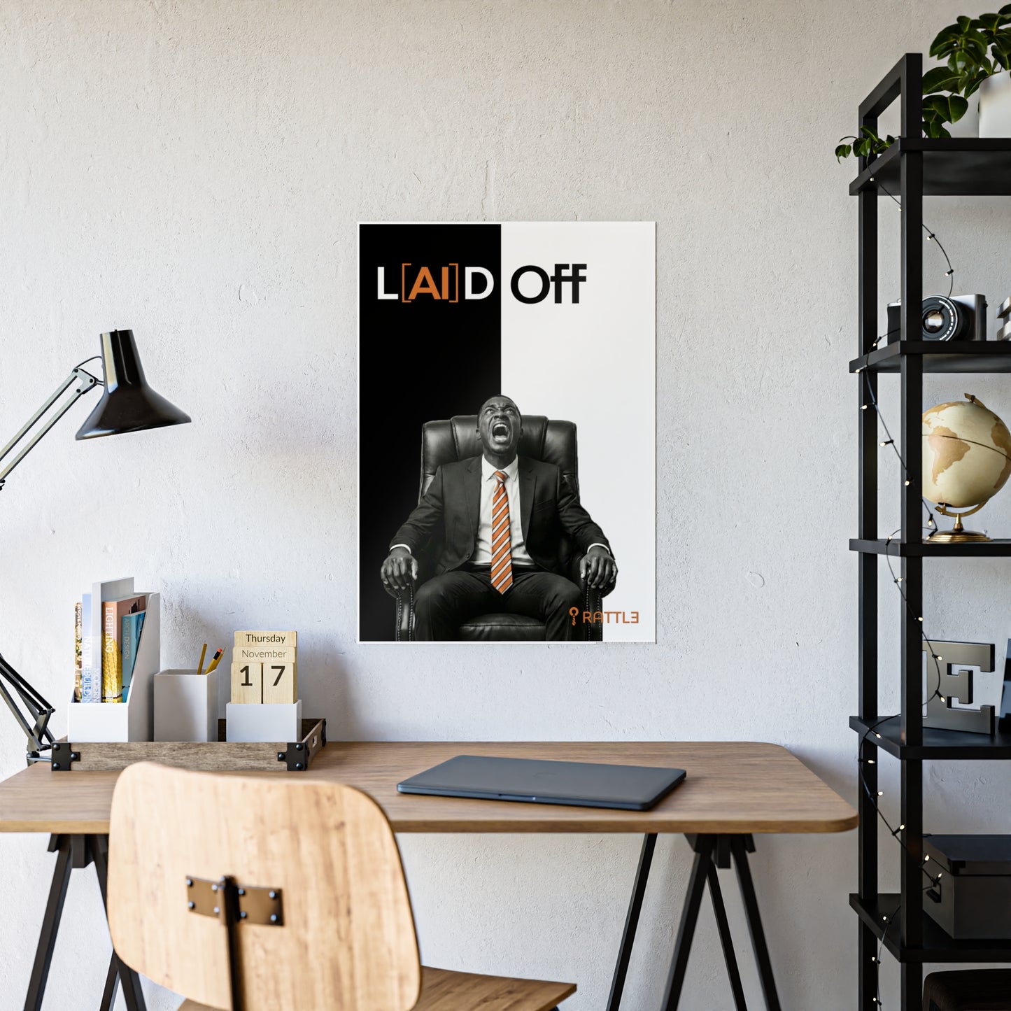 Sunken Place L[AI]D OFF Glossy poster