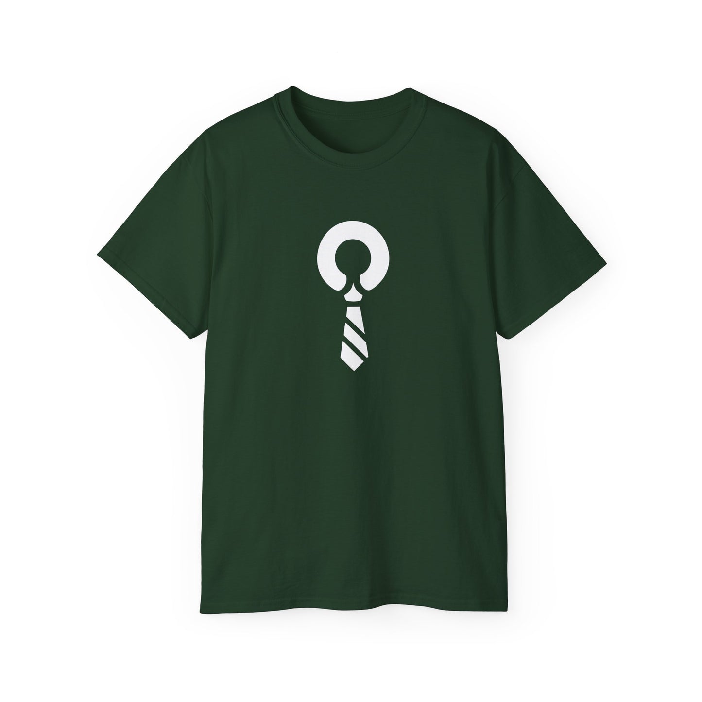 Minimalist Tie T-Shirt — Modern Dad & Office Humor Tee