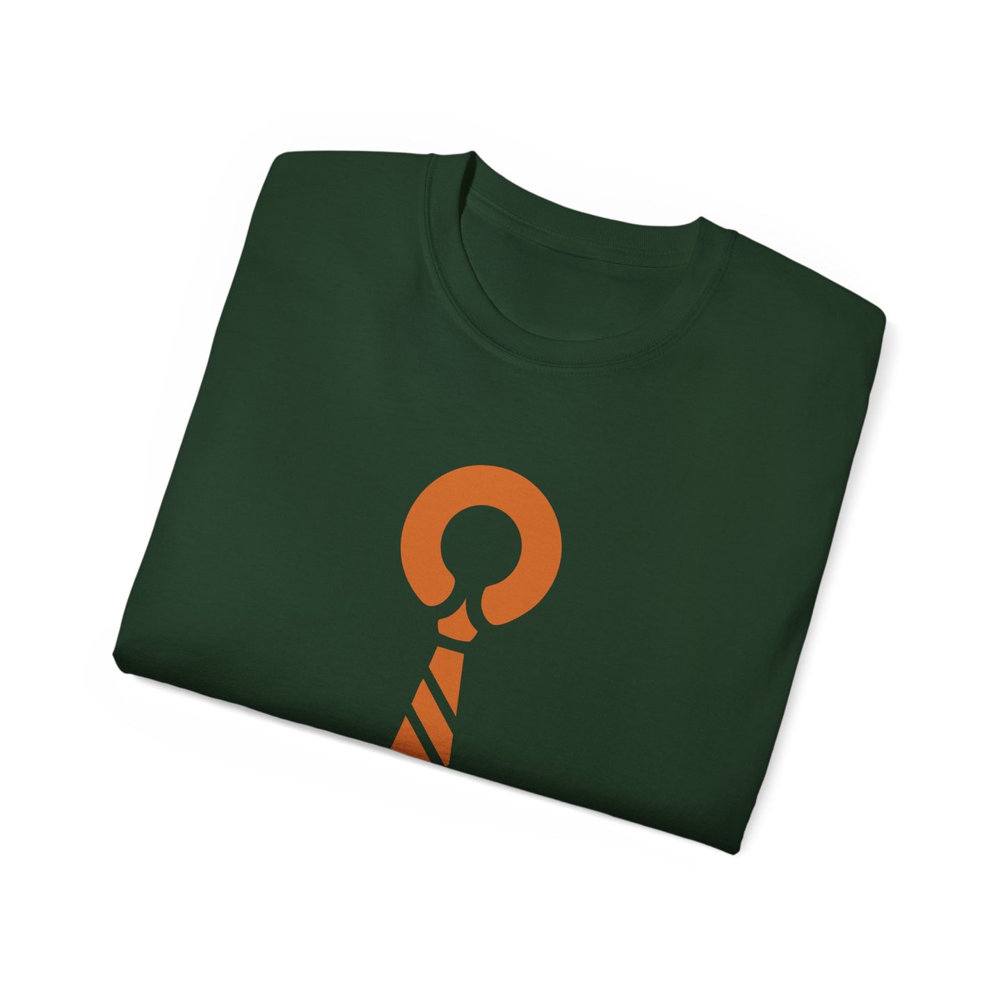 RATTL3 Tie Graphic Tee — Minimalist Vintage Neckwear Shirt
