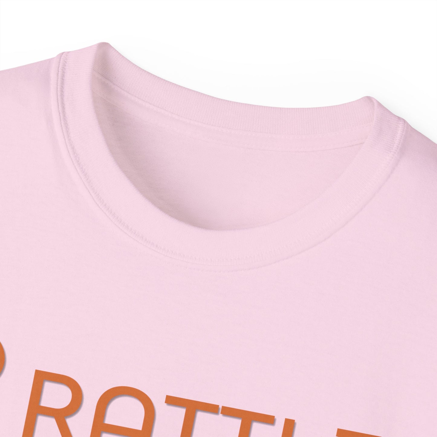 RATTL3 Logo Tee — Minimalist Rust Graphic T-Shirt