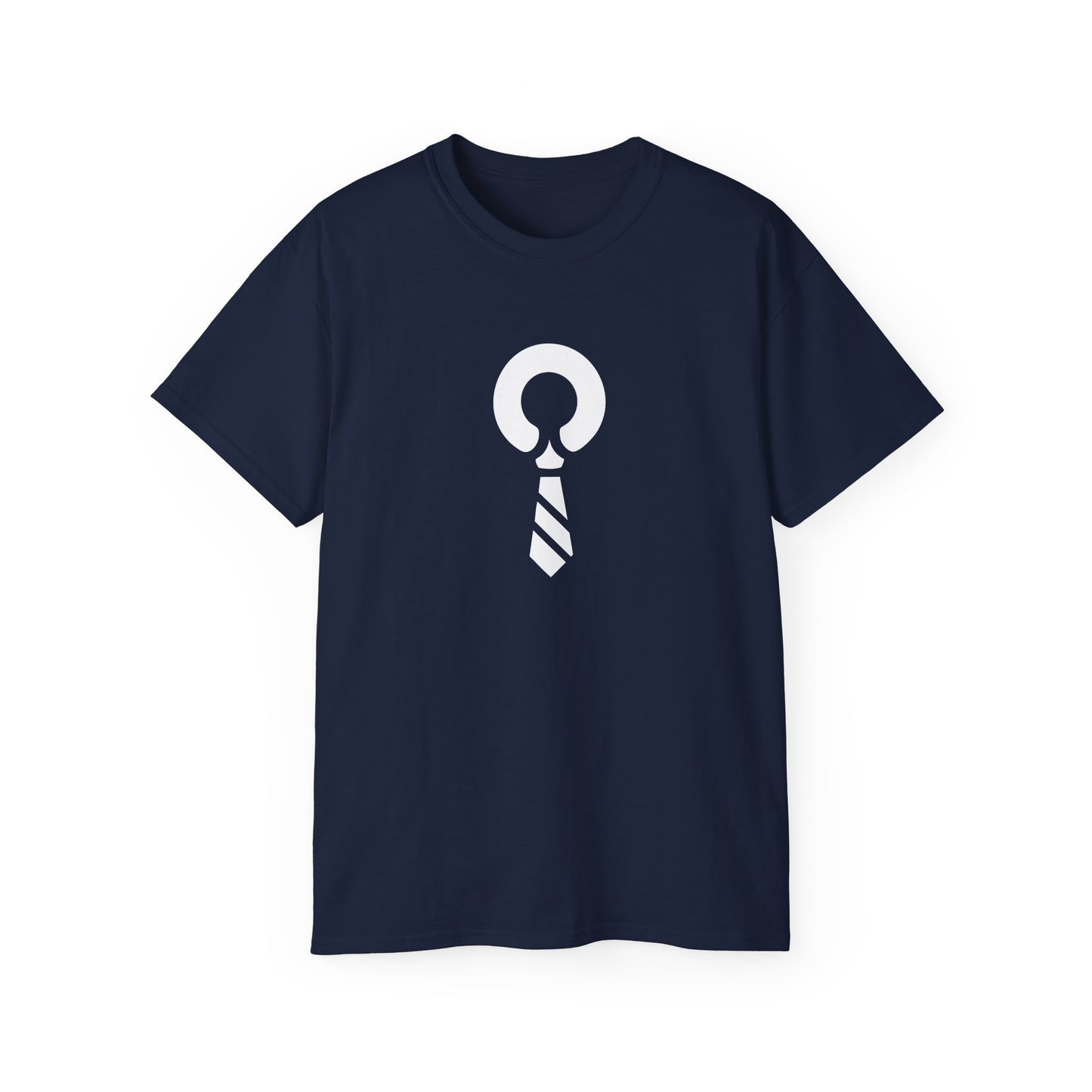 Minimalist Tie T-Shirt — Modern Dad & Office Humor Tee