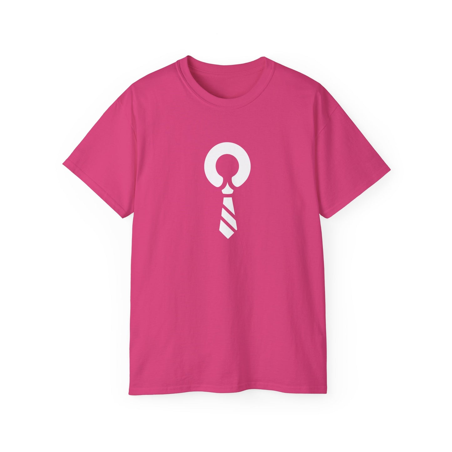 Minimalist Tie T-Shirt — Modern Dad & Office Humor Tee