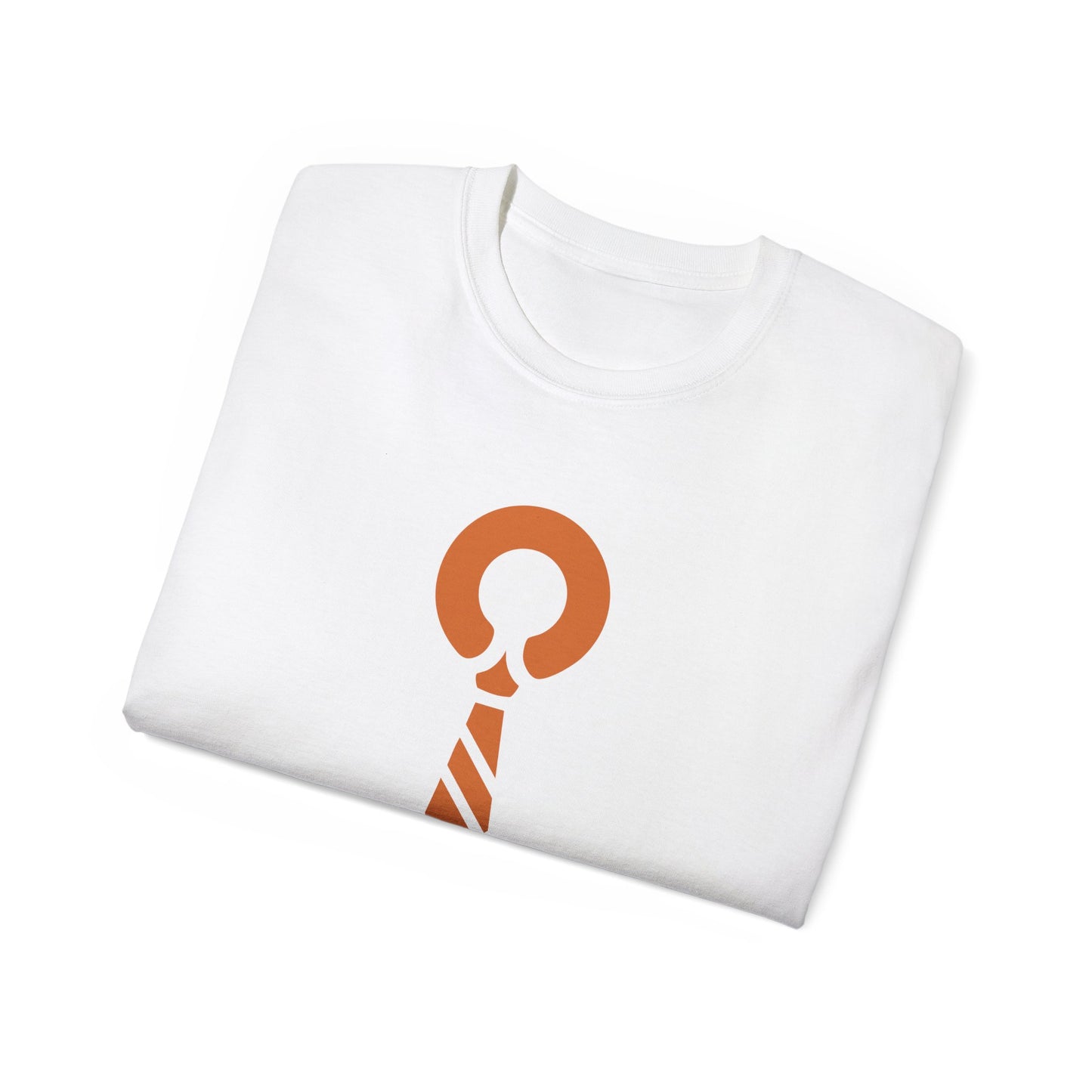 RATTL3 Tie Graphic Tee — Minimalist Vintage Neckwear Shirt