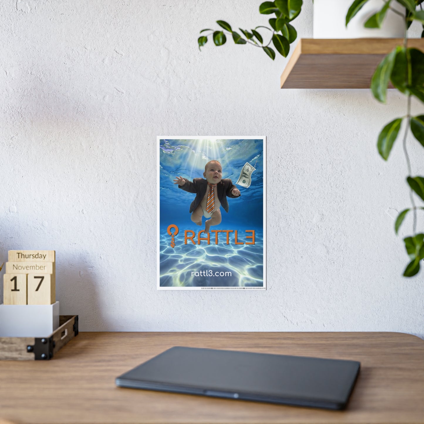 Gloss Poster — RATTL3 Baby Business Underwater Design
