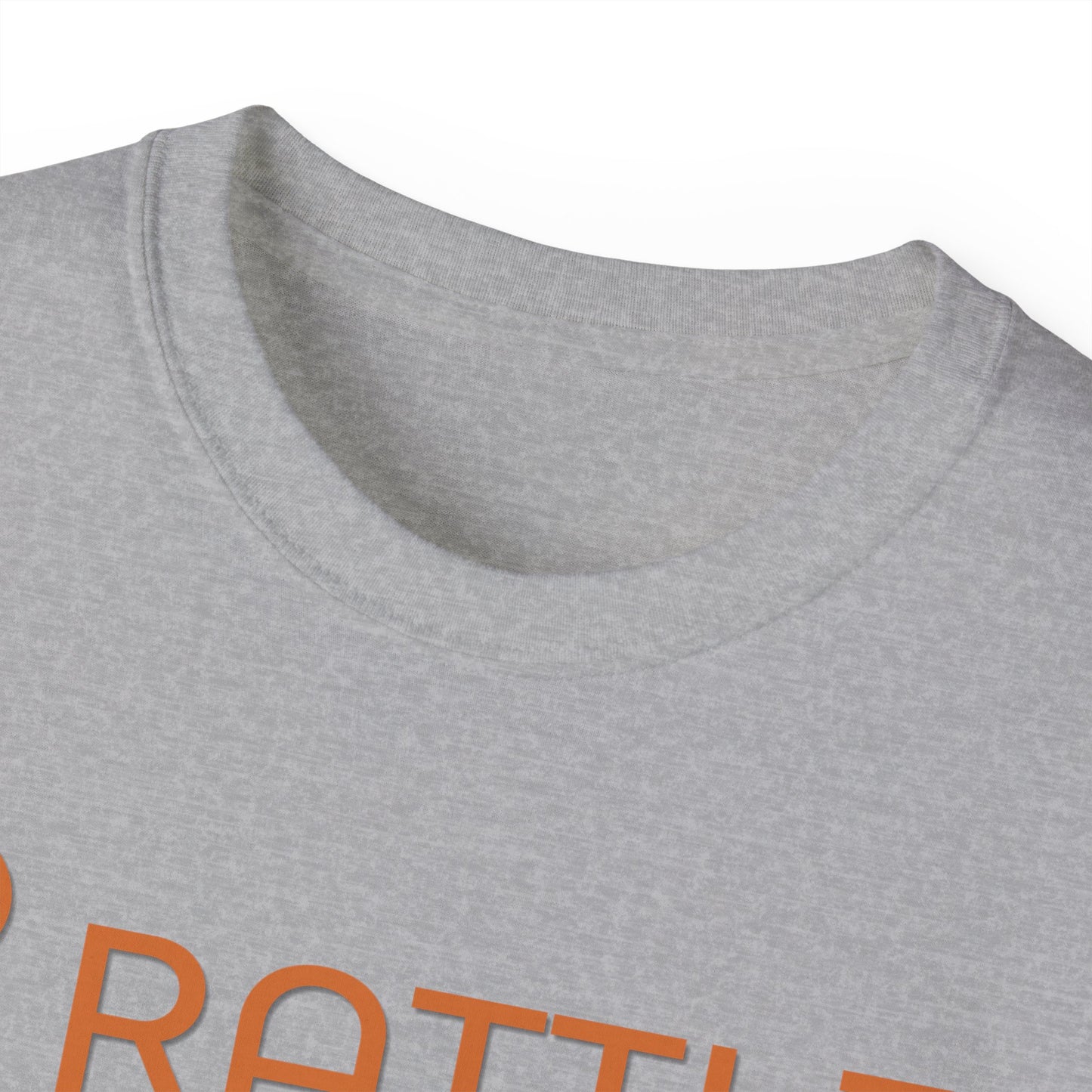 RATTL3 Logo Tee — Minimalist Rust Graphic T-Shirt