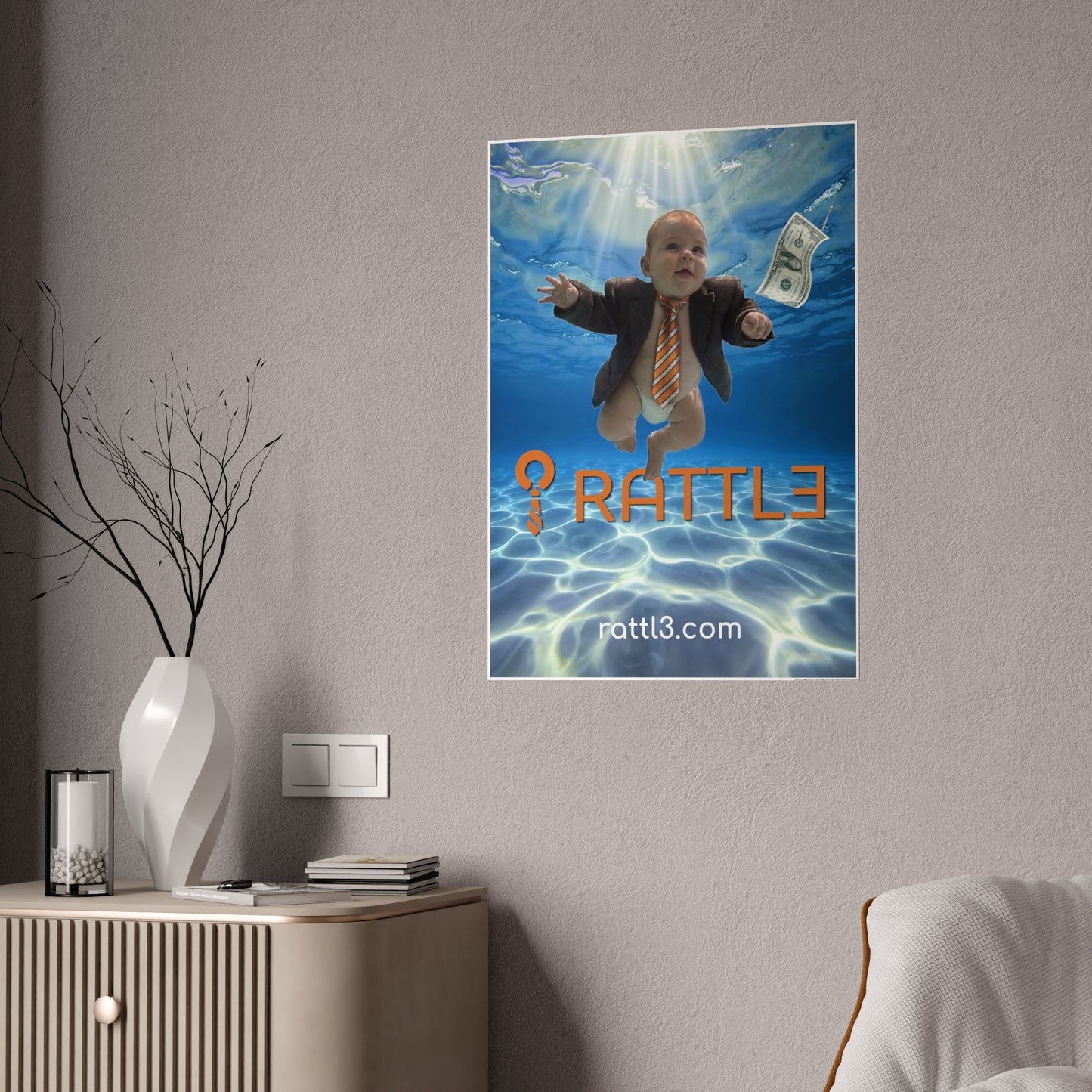 Gloss Poster — RATTL3 Baby Business Underwater Design