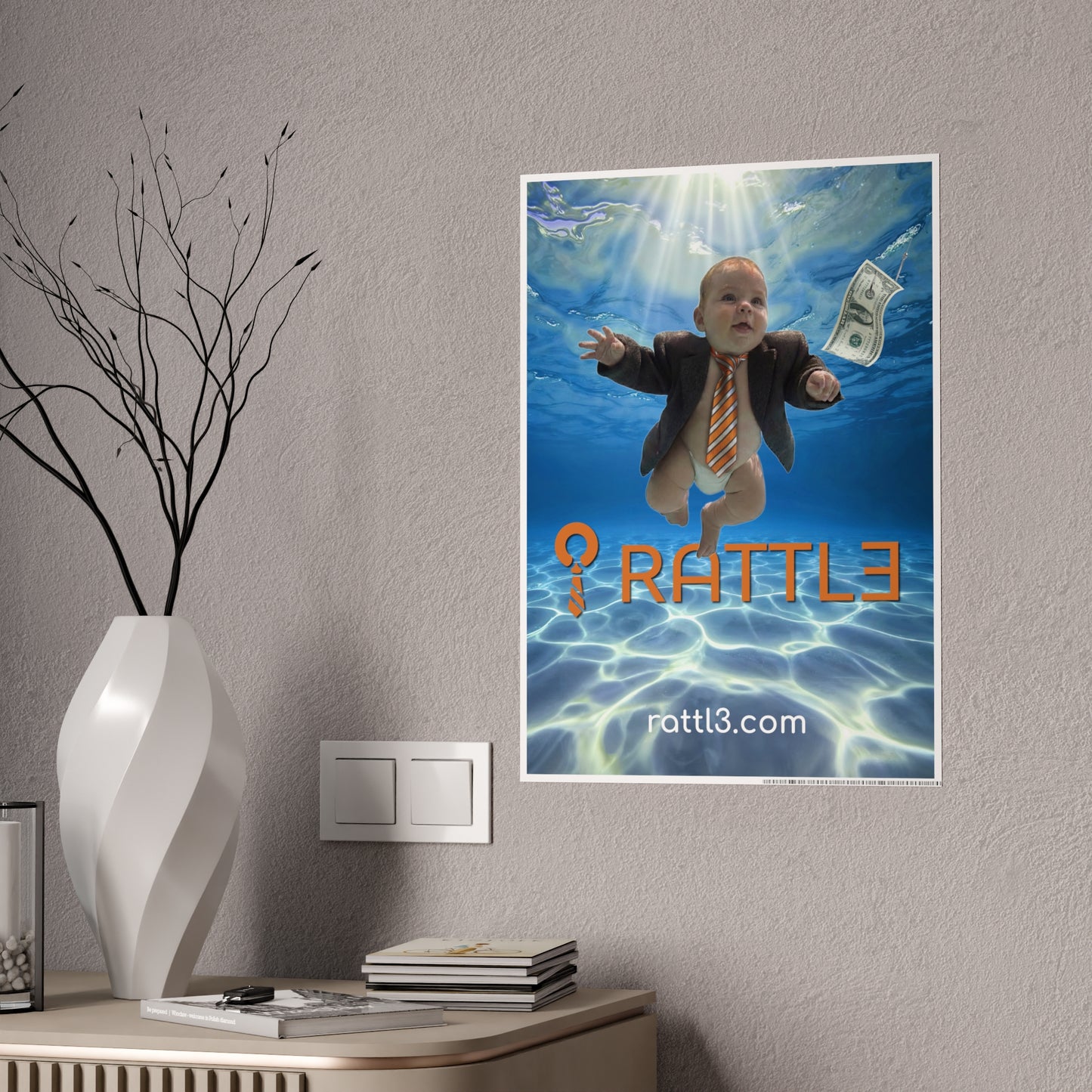 Gloss Poster — RATTL3 Baby Business Underwater Design