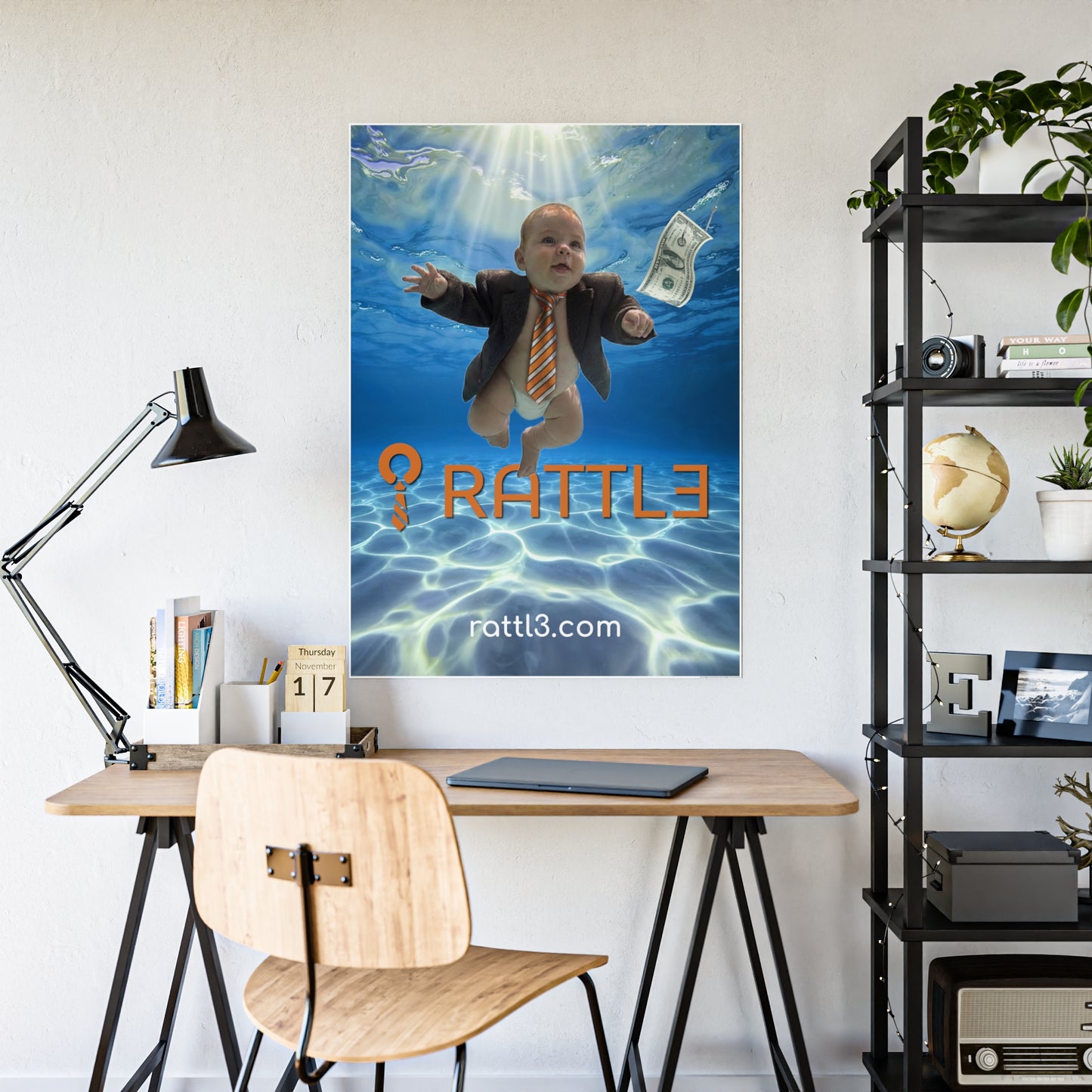 Gloss Poster — RATTL3 Baby Business Underwater Design