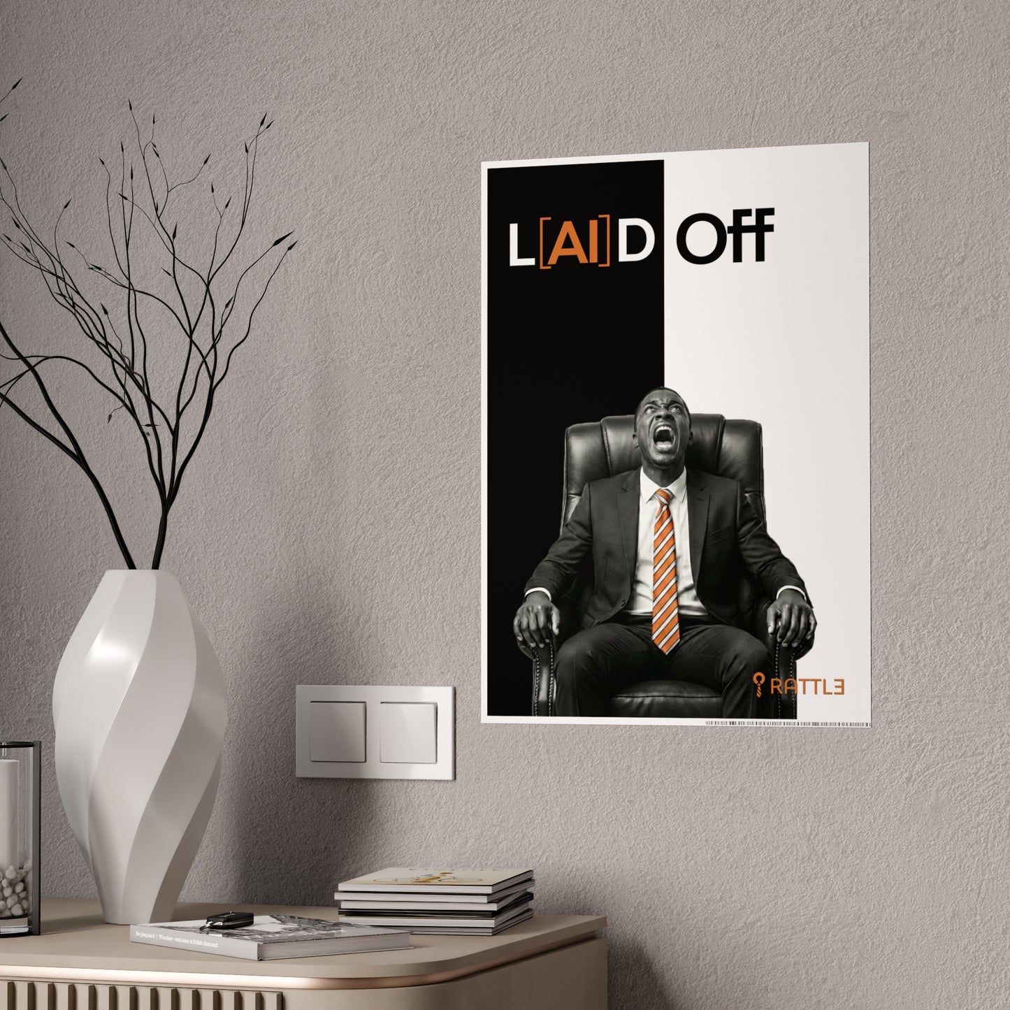 Sunken Place L[AI]D OFF Glossy poster