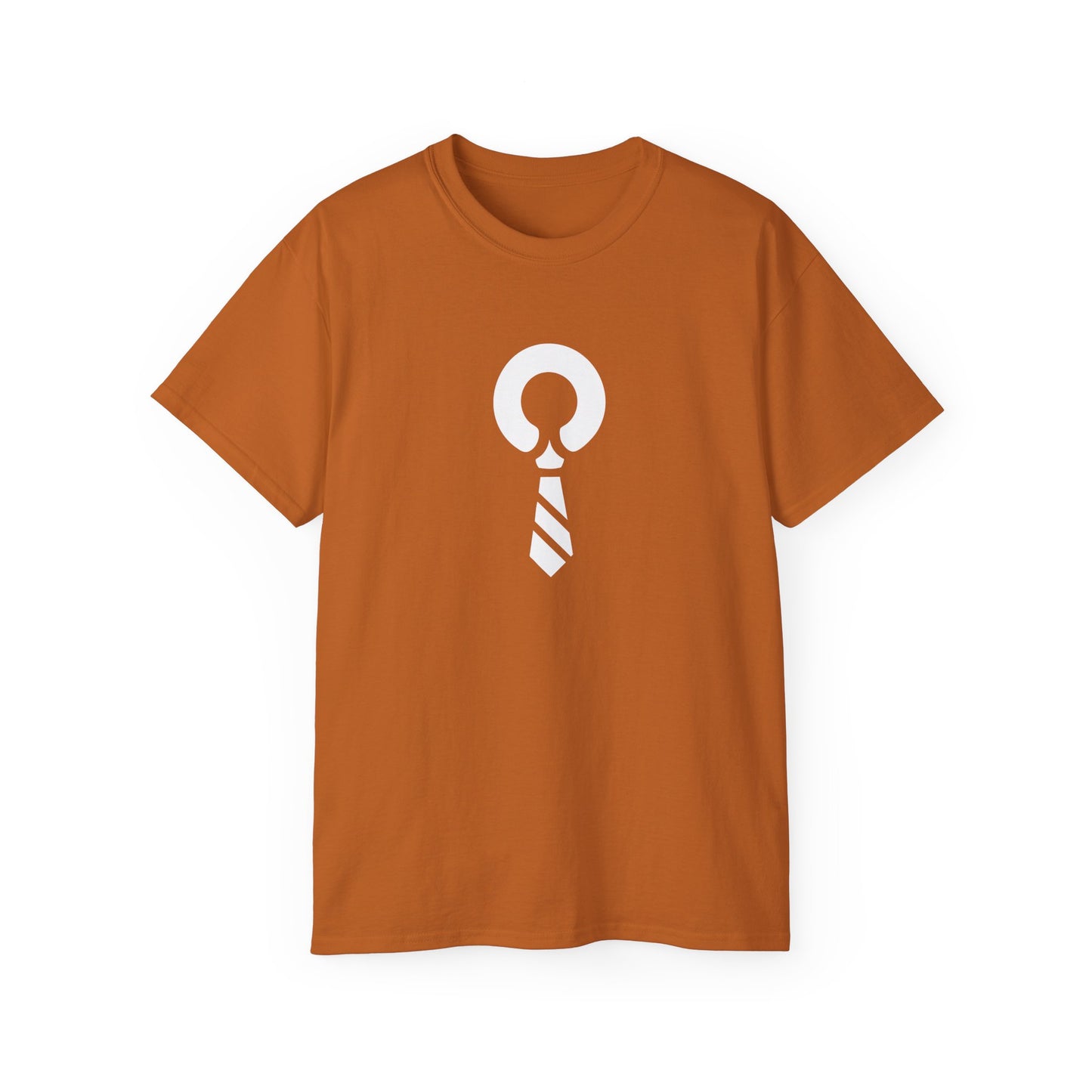 Minimalist Tie T-Shirt — Modern Dad & Office Humor Tee
