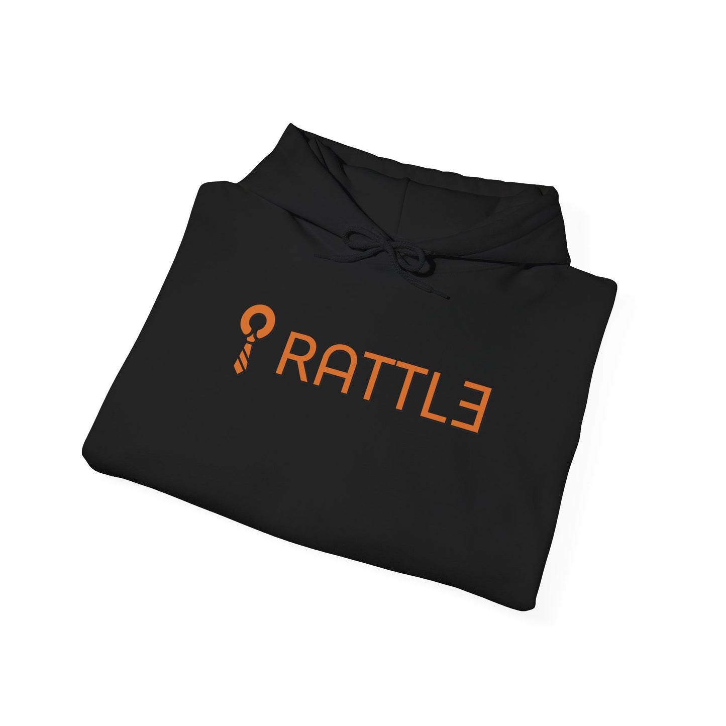 RATTL3 Logo Hoodie – Minimalist Retro Script Pullover