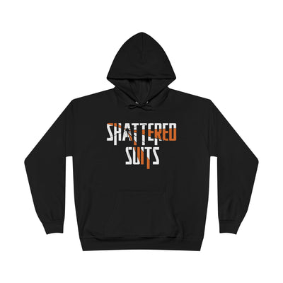 Shattered Suits Hoodie — Bold Graphic Pullover for Urban Streetwear