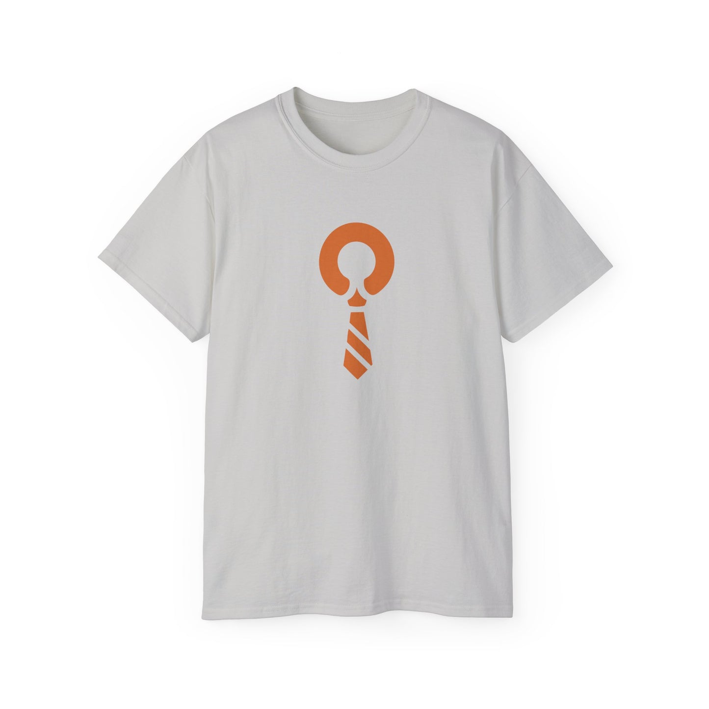 RATTL3 Tie Graphic Tee — Minimalist Vintage Neckwear Shirt