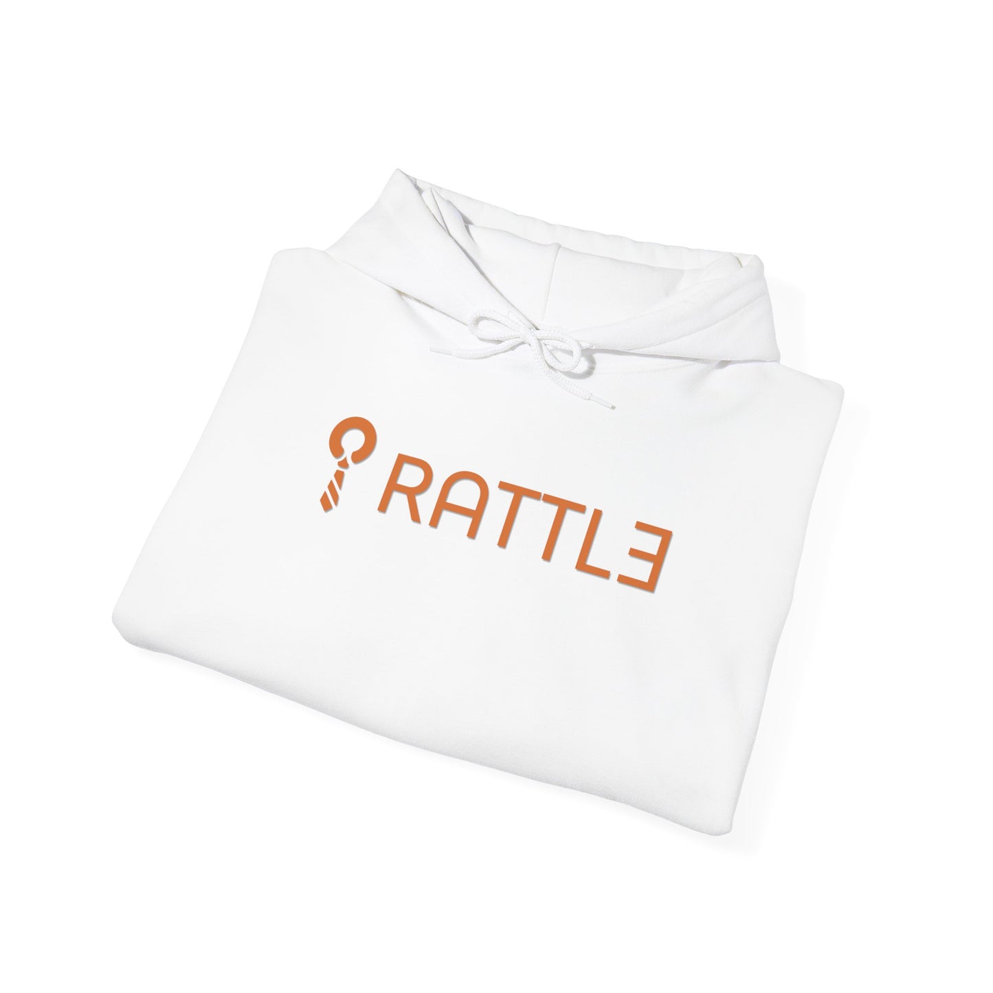 RATTL3 Logo Hoodie – Minimalist Retro Script Pullover