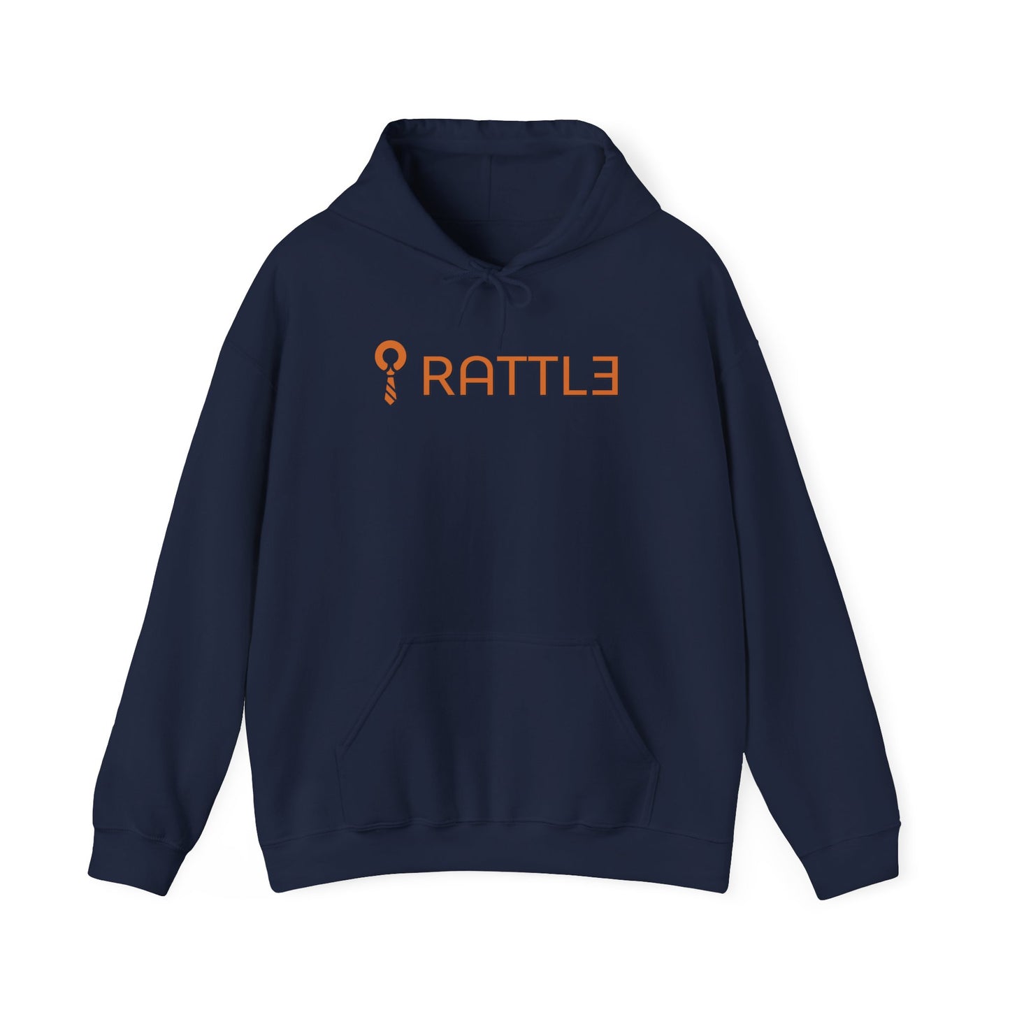 RATTL3 Logo Hoodie – Minimalist Retro Script Pullover