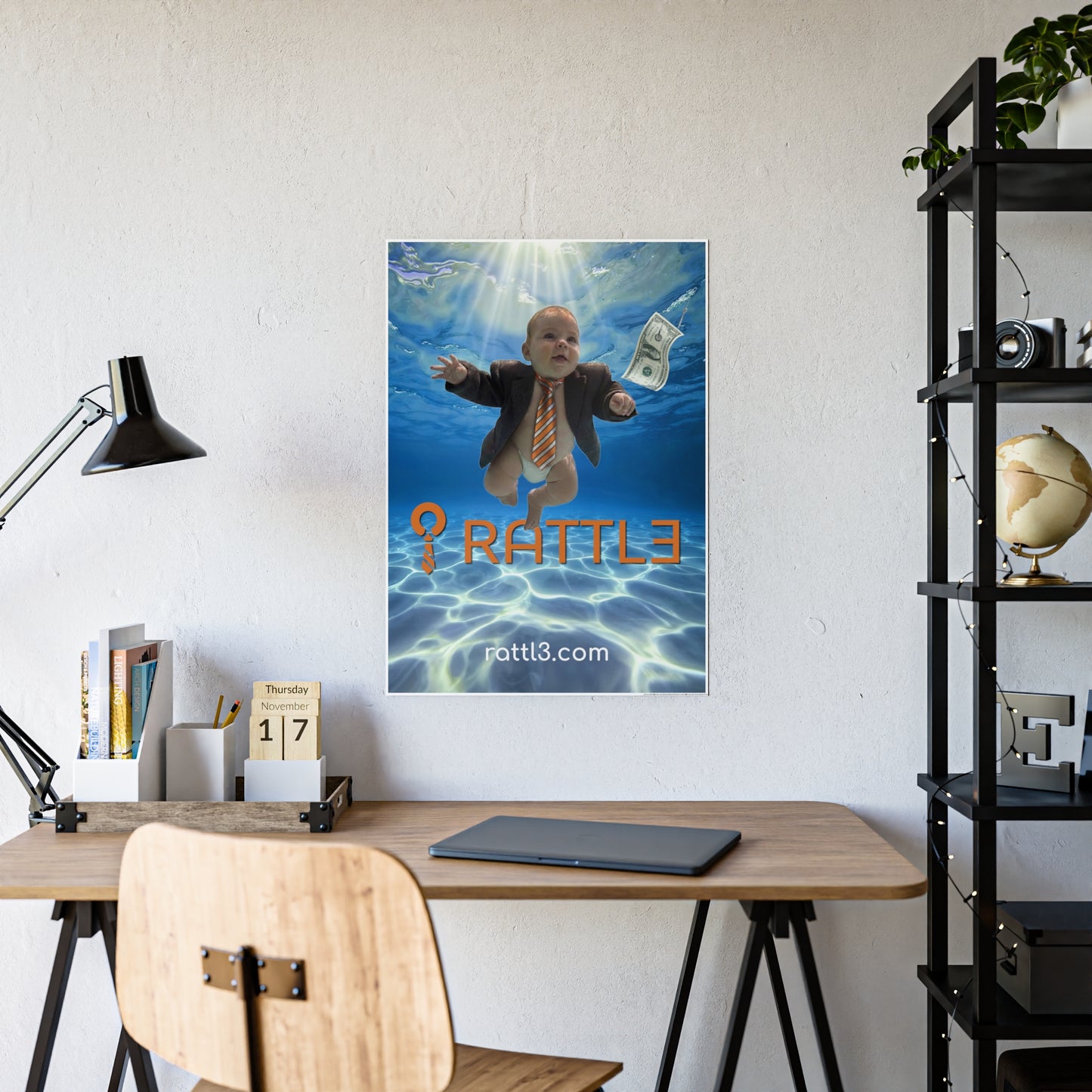 Gloss Poster — RATTL3 Baby Business Underwater Design