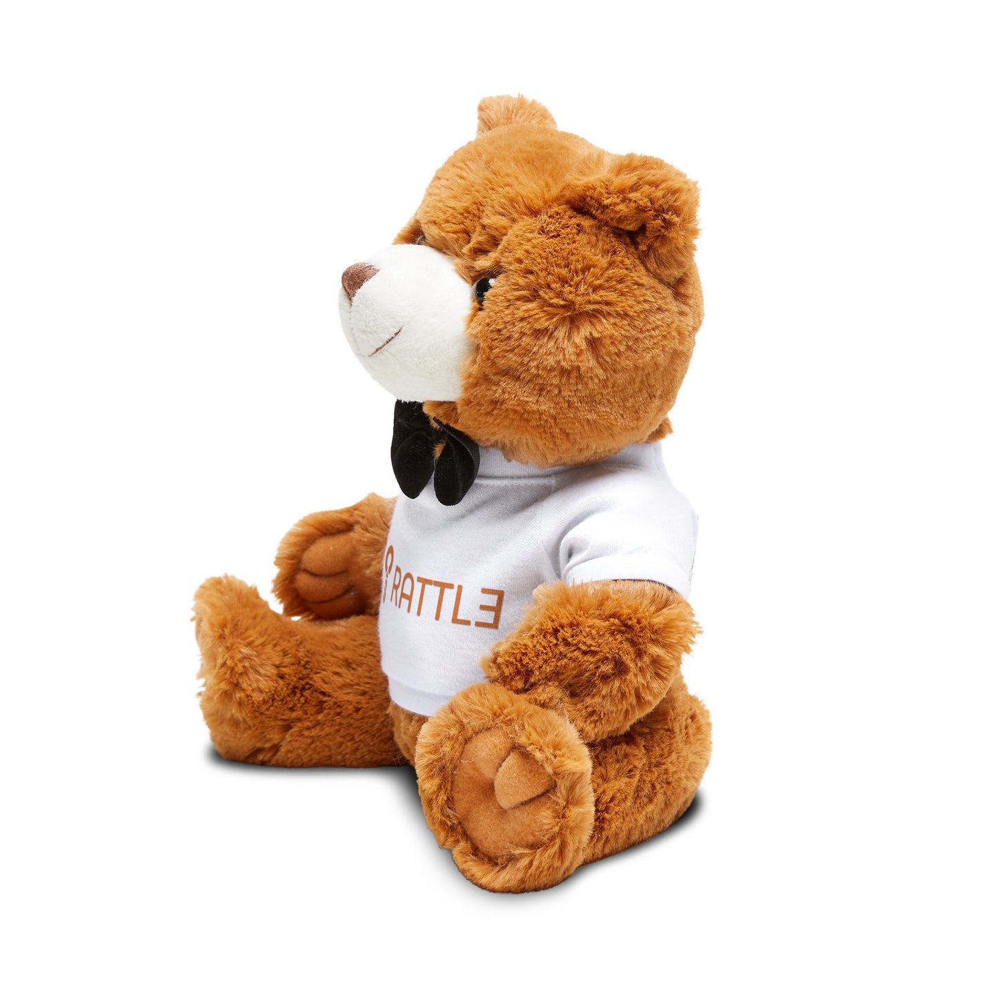 Brown Plush Teddy Bear with Custom Logo T‑Shirt — Cute Branded Gift