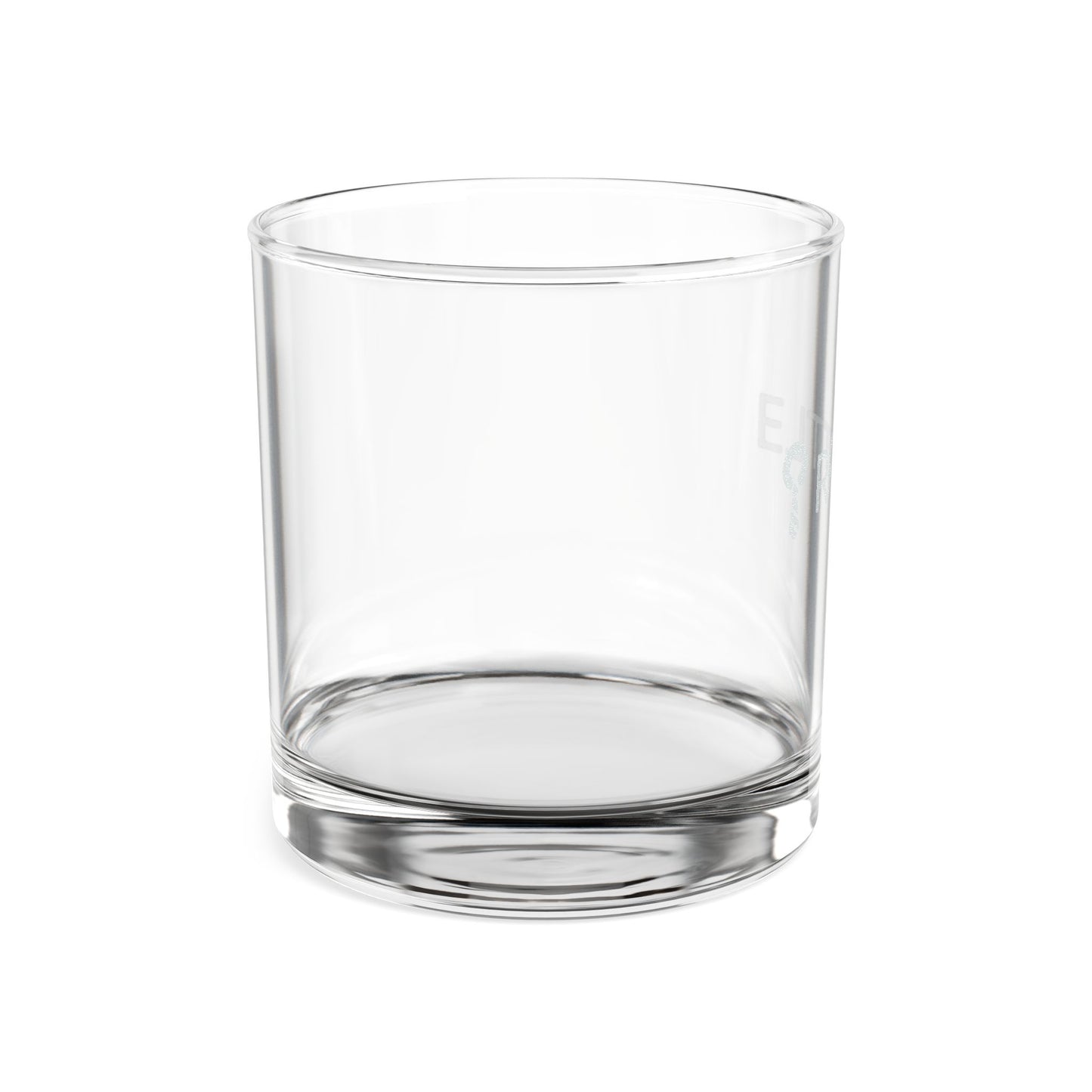 Engraved 10.5oz Whiskey Glass — Classic Rocks Glass with Subtle 'RATTLE' Keyhole Design