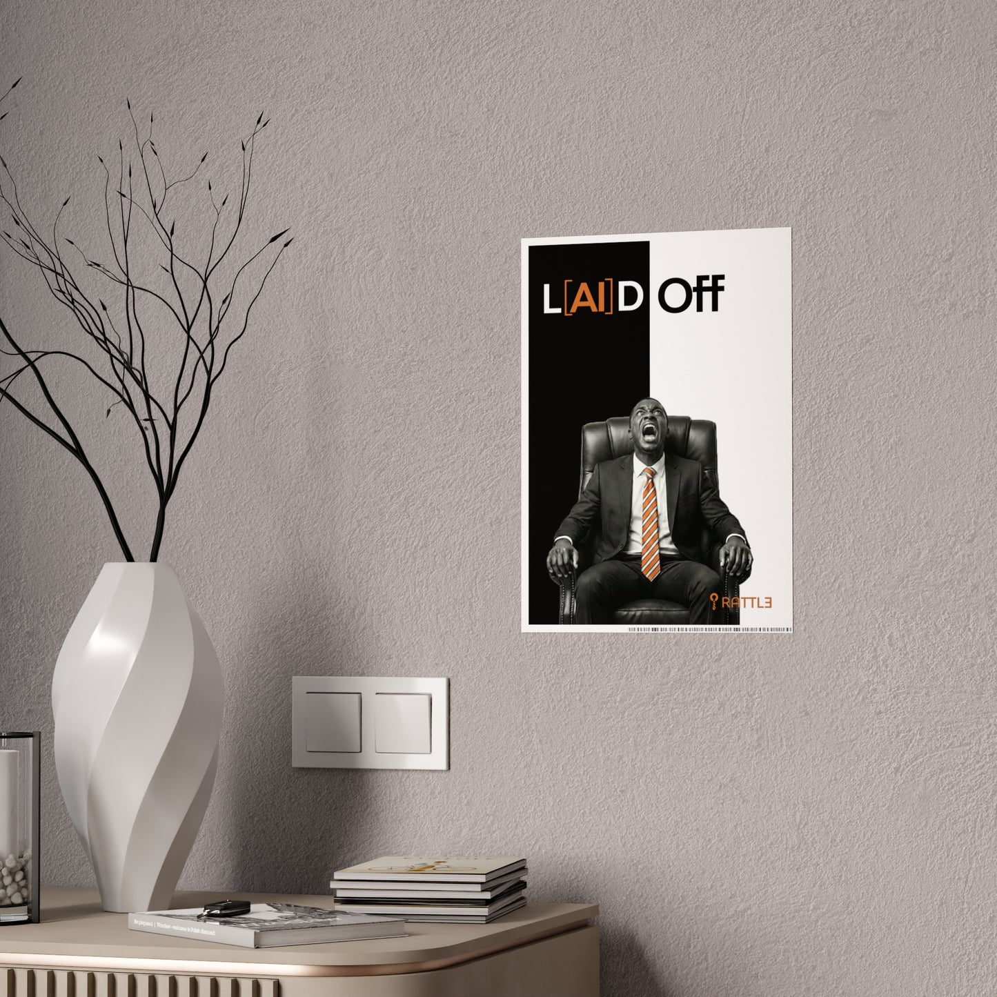 Sunken Place L[AI]D OFF Glossy poster