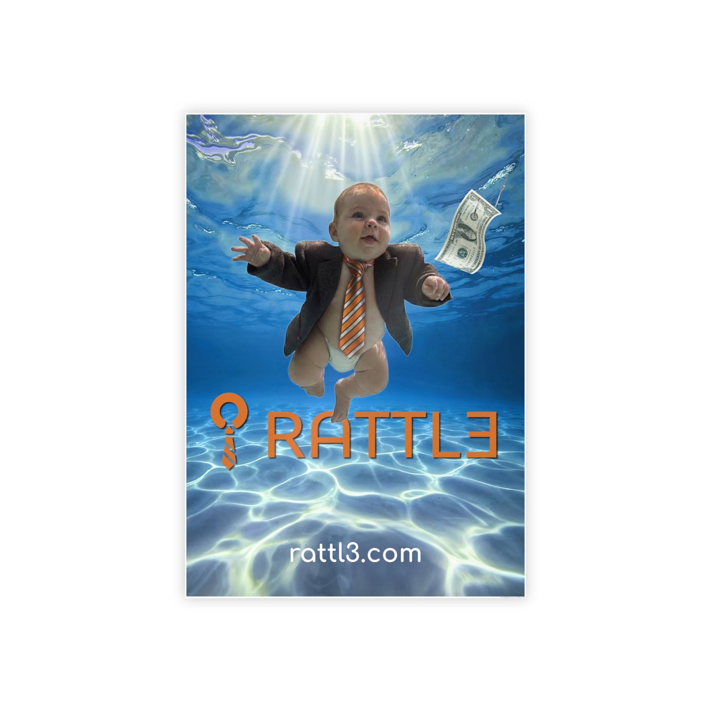 Gloss Poster — RATTL3 Baby Business Underwater Design