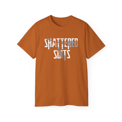 Orange SHATTERED SUITS Graphic Tee